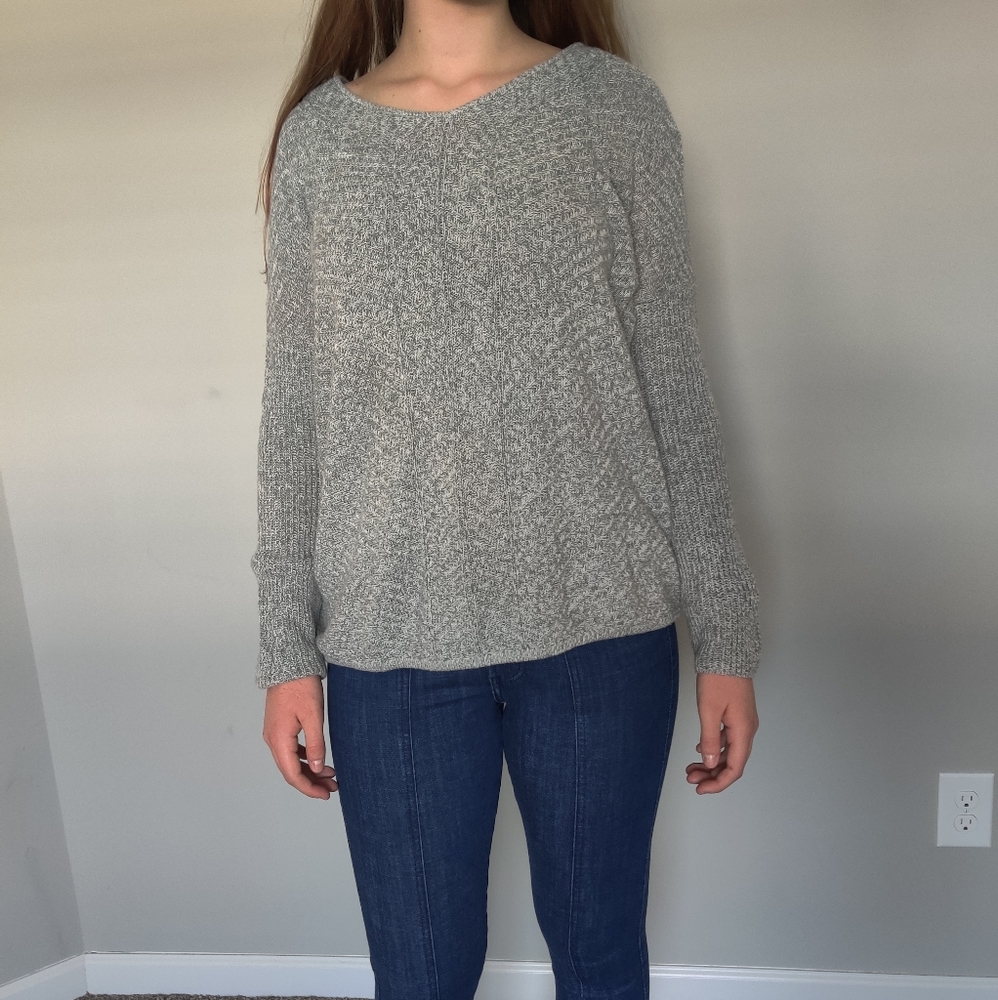 Light grey knit sweater